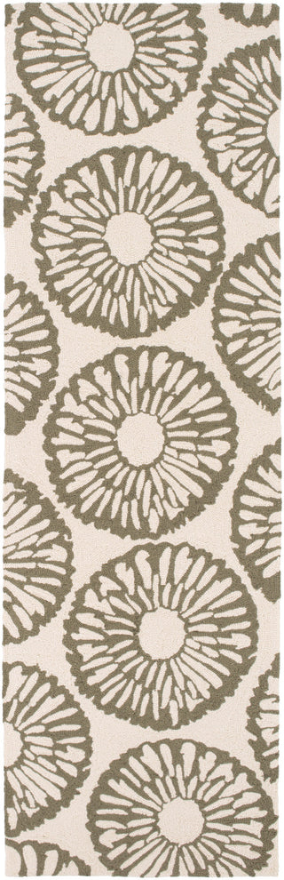 Surya Rain RAI-1221 Olive Area Rug 2'6'' x 8' Runner