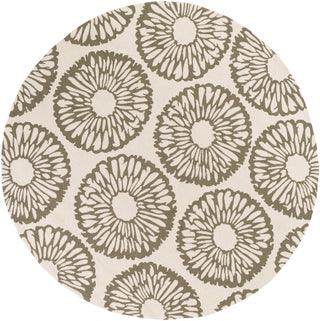 Surya Rain RAI-1221 Olive Area Rug 8' Round