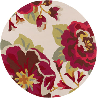 Surya Rain RAI-1230 Cherry Area Rug 8' Round