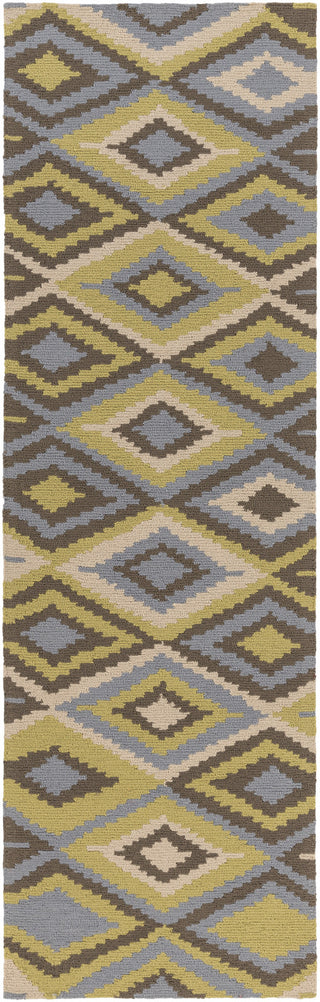 Surya Rain RAI-1232 Olive Area Rug 2'6'' x 8' Runner