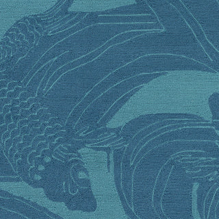 Surya Rain RAI-1251 Bright Blue Area Rug Sample Swatch