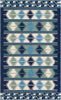Surya Rain RAI-1274 Navy Sky Blue Mint Cream Area Rug Mirror main image