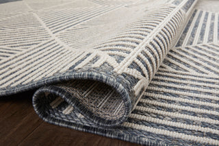 Loloi II Rainier RAI-03 Denim / Ivory Area Rug Pile Image