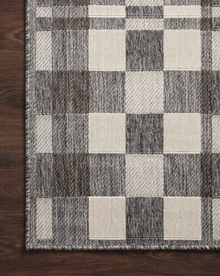 Loloi II Rainier RAI-04 Ivory / Pebble Area Rug Corner Image