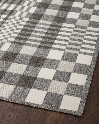 Loloi II Rainier RAI-04 Ivory / Pebble Area Rug Angle Image