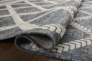 Loloi II Rainier RAI-05 Denim / Ivory Area Rug Pile Image