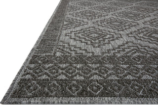 Loloi II Rainier RAI-06 Grey / Charcoal Area Rug Corner Image