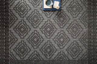 Loloi II Rainier RAI-06 Grey / Charcoal Area Rug Lifestyle Image Feature