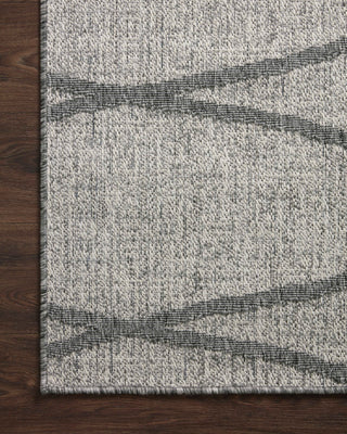 Loloi II Rainier RAI-07 Dove / Grey Area Rug Corner Image