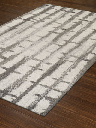 Dalyn Rocco RC2 Silver Area Rug Floor Image