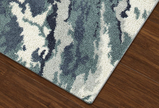 Dalyn Rocco RC3 Denim Area Rug Closeup Image