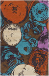 Surya Roll Call RCL-700 Rust Area Rug by Mike Farrell 