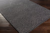 Surya Ridgewood RDW-7005 Black Area Rug by Alexander Wyly Corner Shot