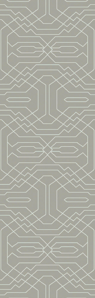 Surya Ridgewood RDW-7006 Gray Area Rug by Alexander Wyly 2'6'' X 8' Runner