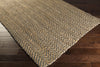 Surya Reeds REED-801 Olive Area Rug 5x8 Corner