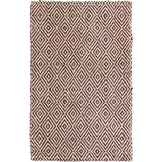 Surya Reeds REED-808 Burgundy Area Rug 5' x 8'