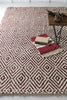 Surya Reeds REED-808 Burgundy Hand Woven Area Rug 