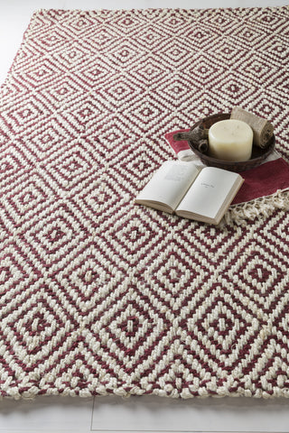 Surya Reeds REED-808 Burgundy Hand Woven Area Rug 