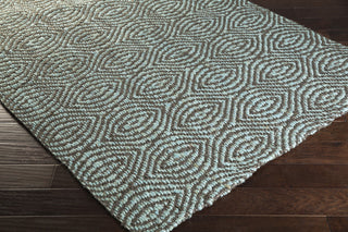 Surya Reeds REED-821 Mint Hand Woven Area Rug 5x8 Corner