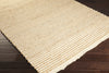Surya Reeds REED-830 Taupe Hand Woven Area Rug 5x8 Corner