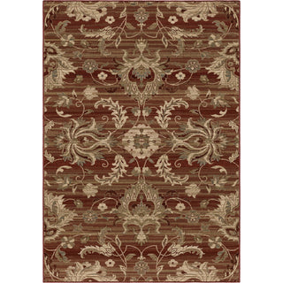 Orian Rugs Virtuous Stoke Red Area Rug