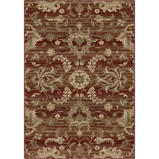 Orian Rugs Virtuous Stoke Red Area Rug main image