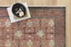 Loloi Reina REI-01 Dusty Red/Dusty Red Area Rug Runner Image