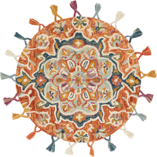 Loloi Remy RU-01 Tangerine/Multi Area Rug main image