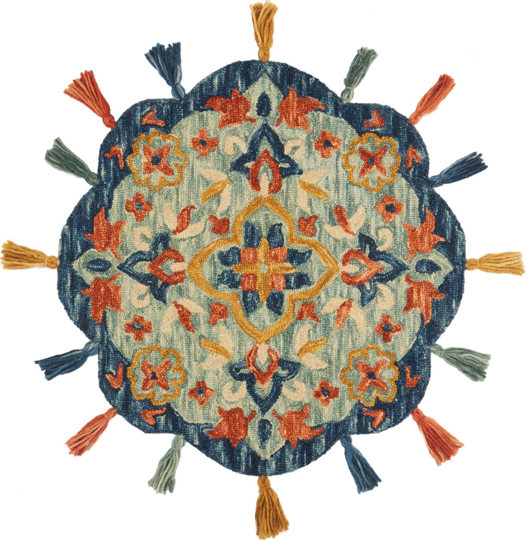 Loloi Rugs Remy Loloi Remy RU-03 Turquoise/Spice Area Rug – Incredible Rugs and Decor
