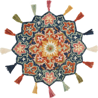 Loloi Remy RU-08 Navy/Rust Area Rug main image