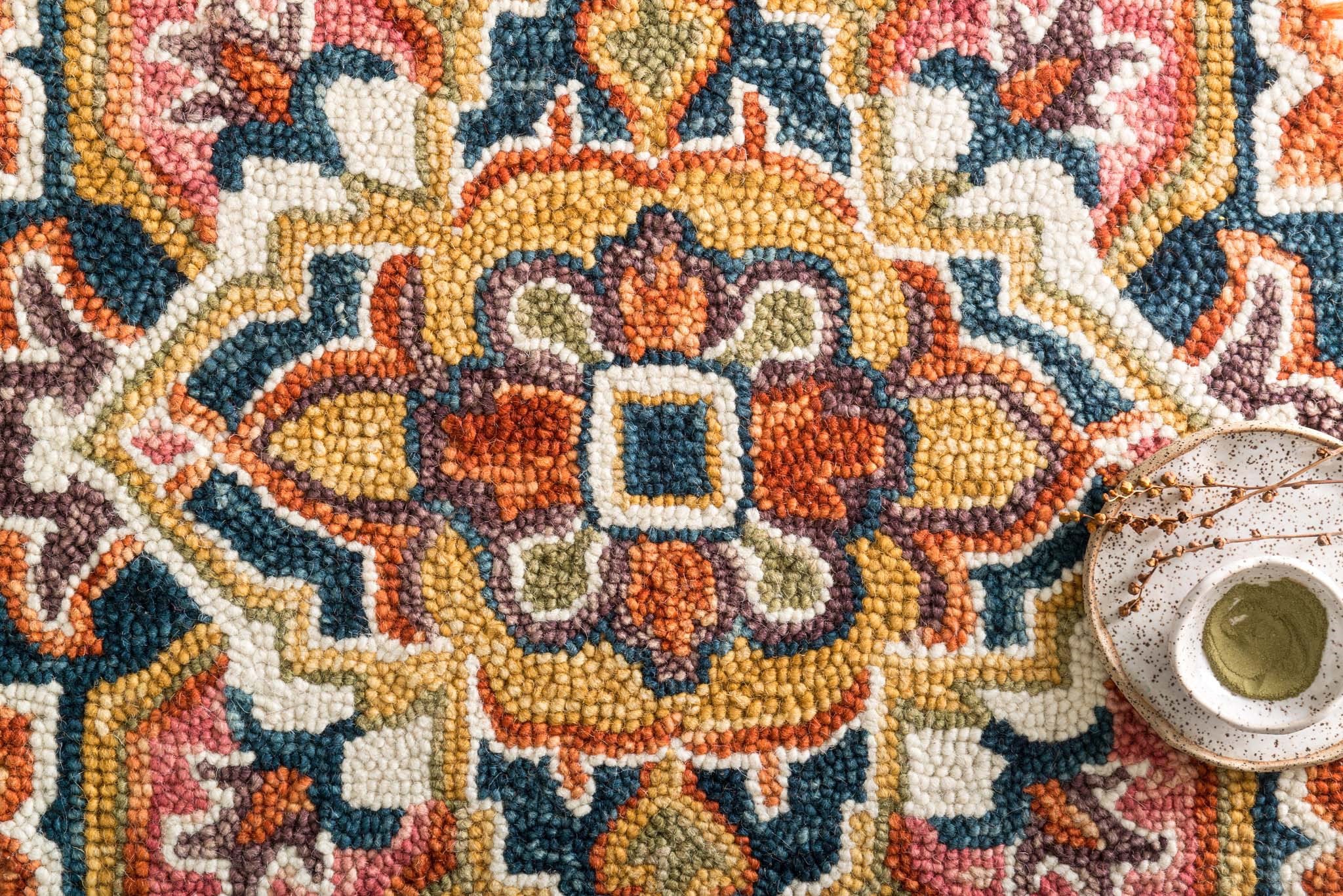 Loloi Rugs Remy Loloi Remy RU-09 Navy/Spice Area Rug – Incredible Rugs and Decor