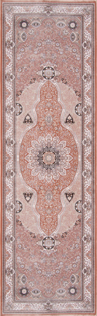 Momeni Renaissance REN-2 Rose Area Rug Closeup