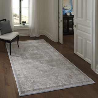 Momeni Renaissance REN-3 Blue Area Rug Runner Feature