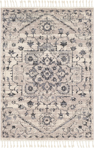 Surya Restoration REO-2301 Light Gray Charcoal Black Cream Taupe Medium Area Rug main image