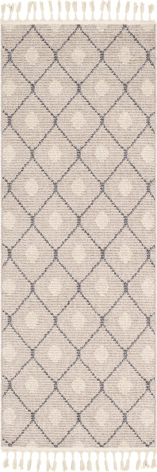 Surya Restoration REO-2303 Taupe Cream Light Gray Medium Charcoal Black Area Rug Runner Image