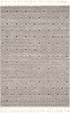Surya Restoration REO-2306 Charcoal Medium Gray Light Cream Taupe Black Area Rug main image