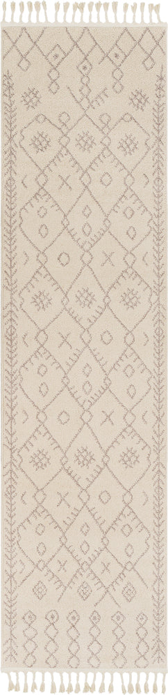 Surya Restoration REO-2309 Cream Taupe Area Rug Runner Image