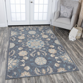 Rizzy Resonant RS912A Dark Gray Area Rug Corner Image