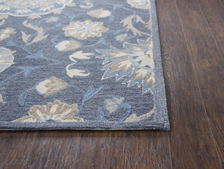 Rizzy Resonant RS912A Dark Gray Area Rug Detail Image