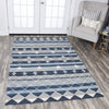 Rizzy Resonant RS924A Blue Area Rug Corner Image