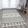 Rizzy Resonant RS925A Blue Area Rug Corner Image