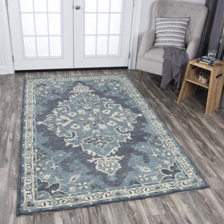 Rizzy Resonant RS932A Dark Gray Area Rug Corner Image