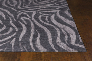 KAS Retreat 0105 Charcoal Sahara Area Rug  Feature