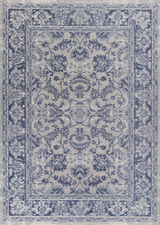 KAS Retreat 0107 Slate Blue Kashan Area Rug main image