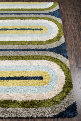 Momeni Retro RET-2 Multi Area Rug by Novogratz Closeup