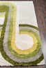 Momeni Retro RET-3 Green Area Rug by Novogratz Closeup