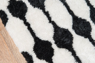 Momeni Retro RET-4 Black Area Rug by Novogratz Corner Shot