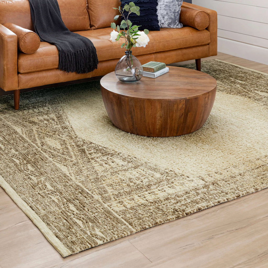 Karastan Bowen Reverb Neutral Area Rug by Drew and Jonathan Lifestyle Image Feature