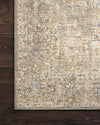 Loloi Revere REV-08 Granite/Blue Area Rug Lifestyle Image Feature