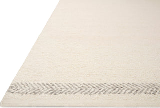 Loloi Reyla RLA-01 Ivory / Silver Area Rug Corner Image